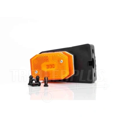Abbildung von Fristom LED Positionsleuchte Orange mit Eckhalter FT 001