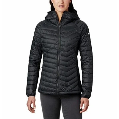 Abbildung von Columbia Powder PASS Hooded Jacket Outdoorjacke, Damen, Größe: Small, Black