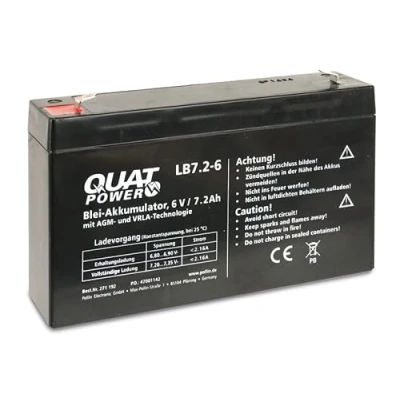 Abbildung von QUATPOWER Blei Akkumulator LB7.2 6, 6 V /7,2 Ah
