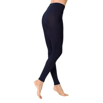 Abbildung von KUNERT Damen Leggings Soft Wool Cotton ohne Gummifäden Marine 0360 38 40