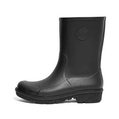 Abbildung von Fitflop Wonderwelly Short Gummistiefel, Damen, Größe: 39, All black Schuhe