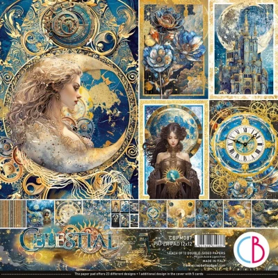 Abbildung von Ciao Bella Celestial 12x12 Inch Paper Pad (12pcs) (CBPM087)