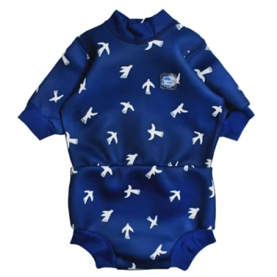 Abbildung von Splash About Happy Nappy Schwimmanzug, White Birds 12 24 Monate