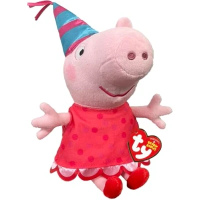 Abbildung von TY Peppa Pig Beanies 20th Anniversary Regular Weiches Plüschtier für Kinder, Babyspielzeug, Teddy, Sammlerstück Stofftiere