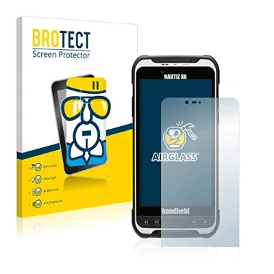 Abbildung von BROTECT Schutzglas für Handheld Nautiz X6 Schutzfolie Panzer Folie Glas [Extrem Kratzfest 9H, Anti Fingerprint, Ultra Transparent]
