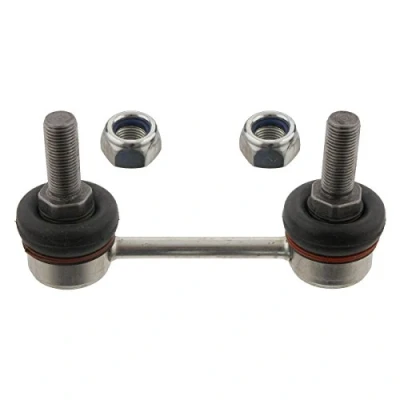 Abbildung von febi BILSTEIN 28469 Koppelstange Vorderachse links, rechts 96,7 M12 x 1,25 Plus mit selbstsichernder Mutter Stahl silber