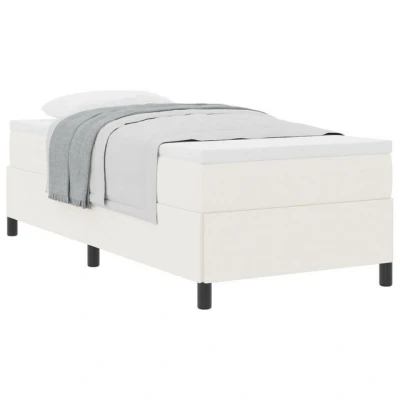 Abbildung von vidaXL Bett Bettgestell Creme 90x190 cm Cordstoff (1 tlg)