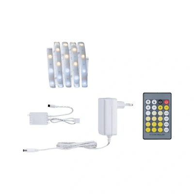 Abbildung von Paulmann 79876 LED Stripe MaxLED 250 Basisset 1,5m beschichtet IP44 5,5W 405lm Tunable White 24VA dimmbar Lichtband Kunststoff 2700 K