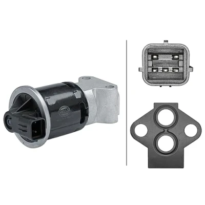 Abbildung von HELLA 6NU 014 864 601 AGR Ventil elektrisch mit Dichtung DAEWOO: Matiz I Schrägheck