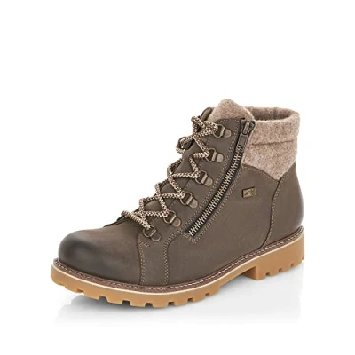 Abbildung von Remonte Schnürstiefelette smoke/wood, Damen, Größe: 39, Smoke/wood Schuhe