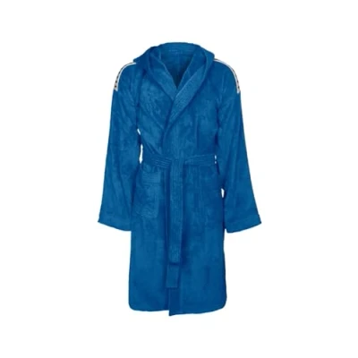 Abbildung von arena Soft Robe Core, Bademantel aus Baumwolle für Damen und Herren, Unisex Frottee mit Kapuze Taschen, Angenehm Leicht