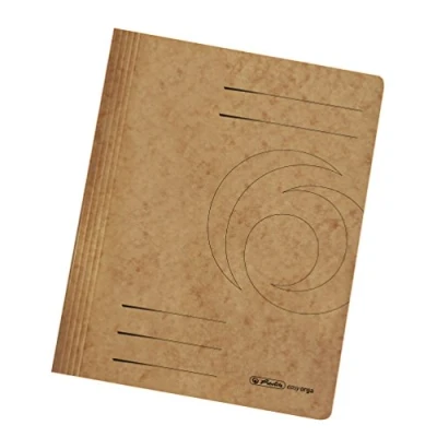 Abbildung von herlitz 10902955 Schnellhefter A4 Quality, braun, kaufmännische und Behördenheftung, 25 Stück
