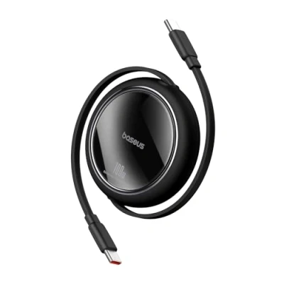 Abbildung von Baseus Free2Draw Mini USB C 100 W 1 m einziehbares Kabel Smartphone