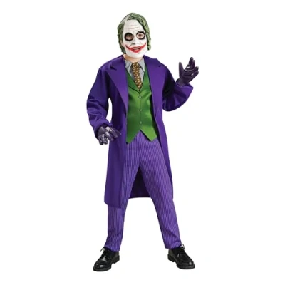 Abbildung von Rubie&#039;s Kostüm Batman Joker, Original Lizenzartikel aus dem Film &#039;The Dark Knight&#039; (2008)