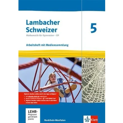 Abbildung von Lambacher Schweizer Mathematik 5 G9. Ausgabe Nordrhein Westfalen: Arbeitsheft mit Lösungen und Mediensammlung Klasse (Lambacher für Westfalen ab 2019)