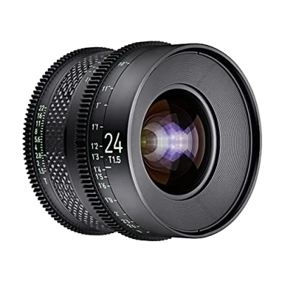 Abbildung von XEEN CF Cinema 24mm T1,5 Canon EF Vollformat professionelles Cine Objektiv Carbon Linsenzylinder extrem kompakt