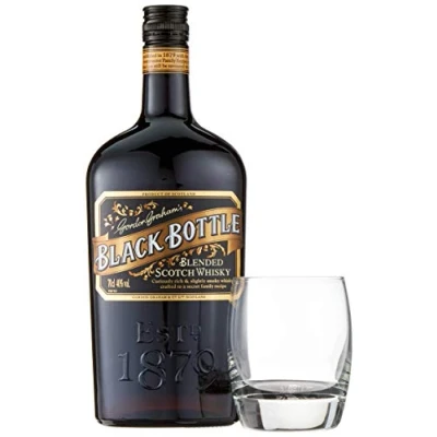 Abbildung von Black Bottle Geschenkpackung mit Glas (1 x 0.7 l)