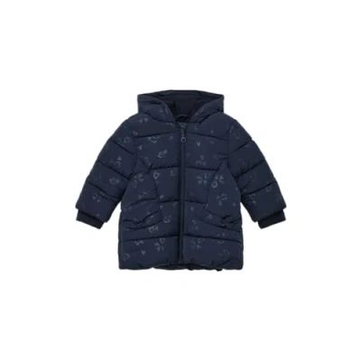 Abbildung von s.Oliver Outdoorjacke Steppjacke mit gerüschter Kapuze Paspel
