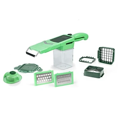 Abbildung von Genius A34267 Nicer Dicer Quick Professional Gemüsehobel, Kunststoff, Grün