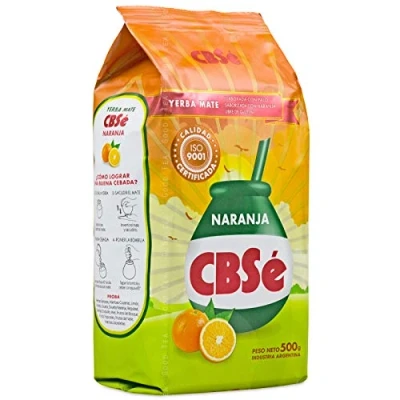 Abbildung von Mate Tee CBSé Naranja 500g Argentinischer mit Orangengeschmack Stimulierendes Getränk