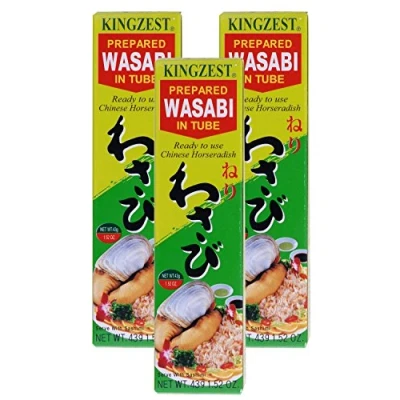 Abbildung von 3er Pack KINGZEST Wasabi Paste in Tube [3x 43 g] Meerrettich