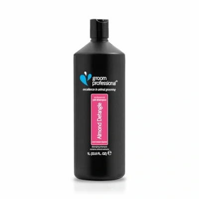 Abbildung von GROOM PROFESSIONAL Almond Detangle Hundeshampoo Entwirrendes Shampoo für Hunde stinkende Macht leichte Arbeit von Knoten und Verfilzungen ideal verfilztes