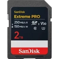 Abbildung von SanDisk Extreme PRO SDXC UHS I Speicherkarte 2TB (V30, Übertragungsgeschwindigkeit bis zu 250 MB/s, U3, 4K UHD Videos) QuickFlow Technologie, temeperaturebeständig