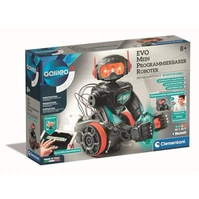 Abbildung von Clementoni® Modellbausatz Galileo, EVO Mein programmierbarer Roboter, Made in Europe