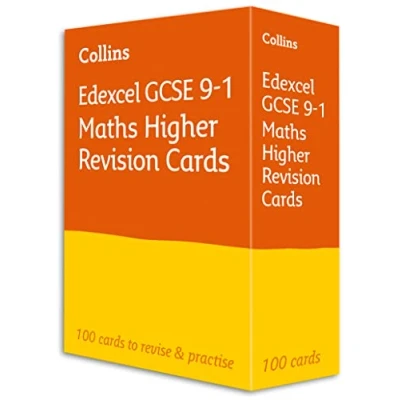 Abbildung von Edexcel GCSE 9 1 Maths Higher Revision Cards: Ideal for the 2025 and 2026 exams (Collins Grade Revision)