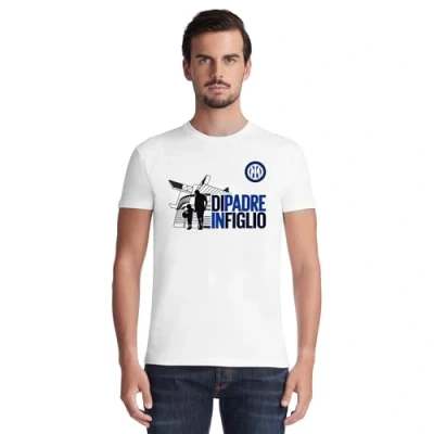 Abbildung von Inter Unisex Vater An Sohn t shirt Herren, Weiß, XL