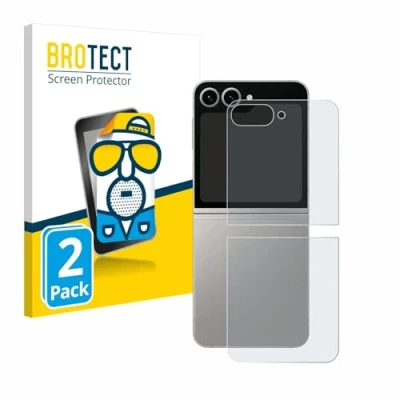 Abbildung von BROTECT Entspiegelungs Schutzfolie für Samsung Galaxy Z Flip6 (Rückseite) (2 Stück) Matte Displayschutz Folie, Anti Reflex, Fingerprint