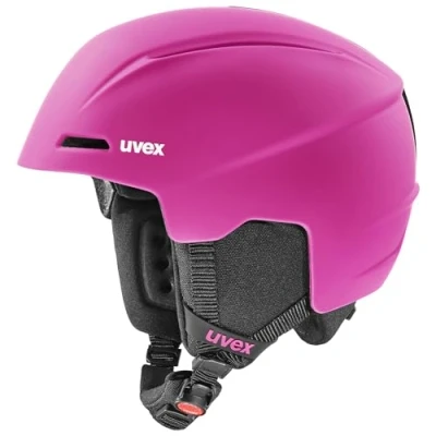 Abbildung von uvex viti leichter Skihelm für Kinder individuelle Größenanpassung optimierte Belüftung pink matt 51 55 cm