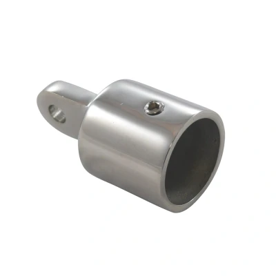 Abbildung von Rohrendstück Lasche für Rohr 22 x 1,5 mm Edelstahl 316 (A4)