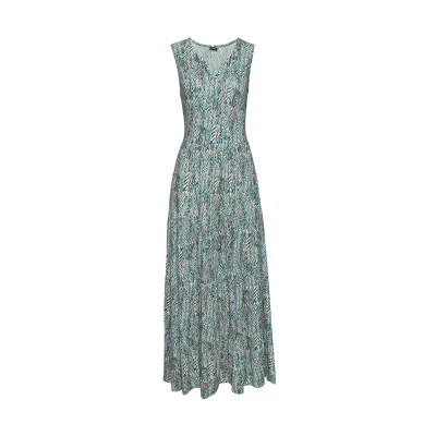 Abbildung von Vivance Maxikleid mit Alloverdruck