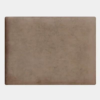 Abbildung von Lycce gepolsterte Wandpaneele Wandpolster Samt Taupe 40cm x 30cm