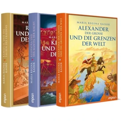 Abbildung von Das Altertum im Paket: Ramses II. und die Tauben des Friedens Kleopatra der Mantel Macht Alexander Große Grenzen Welt
