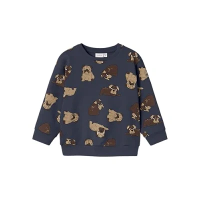 Abbildung von Name it Nmmrasmus Sweatshirt für Kinder, Größe: 110, Dark sapphire