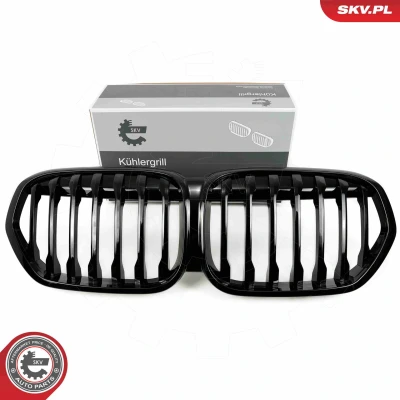 Abbildung von ESEN SKV 66SKV242 Kühlergrill schwarz, glänzend BMW: X1