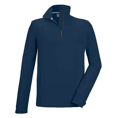 Abbildung von killtec Herren Fleeceshirt mit Stehkragen und Reißverschluss KSW 99 MN FLC SHRT, dunkelpetrol, 3XL, 40878 000
