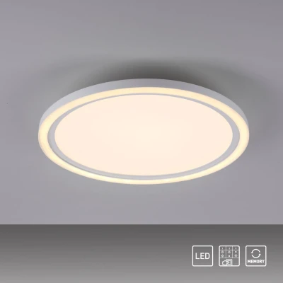 Abbildung von JUST LIGHT. LED Deckenleuchte BEDGING, separat steuerbar, 3000 Kelvin, rund, Weiß