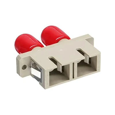 Abbildung von InLine 89991D LWL Kupplung, Duplex ST/SC, multimode, beige, Keramik Hülse, zum Einbau