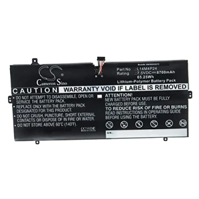 Abbildung von vhbw Akku kompatibel mit Lenovo Yoga 900 13ISK2, i7, IFI, ISE Notebook (8700mAh, 7,5V, Li Polymer)