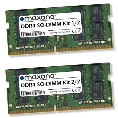 Abbildung von Maxano 64GB Kit 2X 32GB RAM kompatibel mit Lenovo ThinkPad E595 (PC4 21300 SO DIMM Arbeitsspeicher)