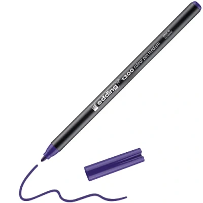 Abbildung von 10 x edding Fasermaler 1300 violett