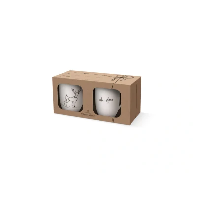 Abbildung von Villeroy &amp; Boch Becher Statement mit Henkel &quot;XMAS Set Rentier&quot; 2tlg.