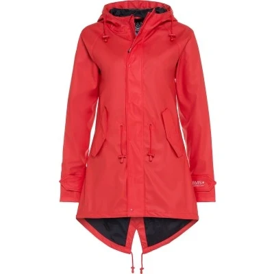 Abbildung von BMS Regenmantel 100% wasserdicht rot 40