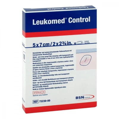 Abbildung von Leukomed Control Folienverband 5x7 cm