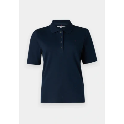 Abbildung von Tommy Hilfiger Poloshirt, Damen, Größe: XXS, Dark night navy