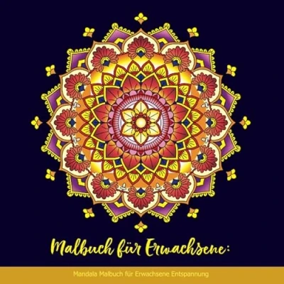 Abbildung von Malbuch für Erwachsene: Mandala Erwachsene Entspannung