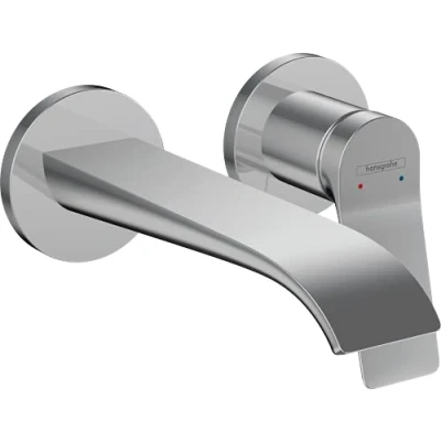 Abbildung von hansgrohe Waschtischarmatur &quot;Vivenis&quot;, Unterputz für Wandmontage mit Auslauf 19,2cm